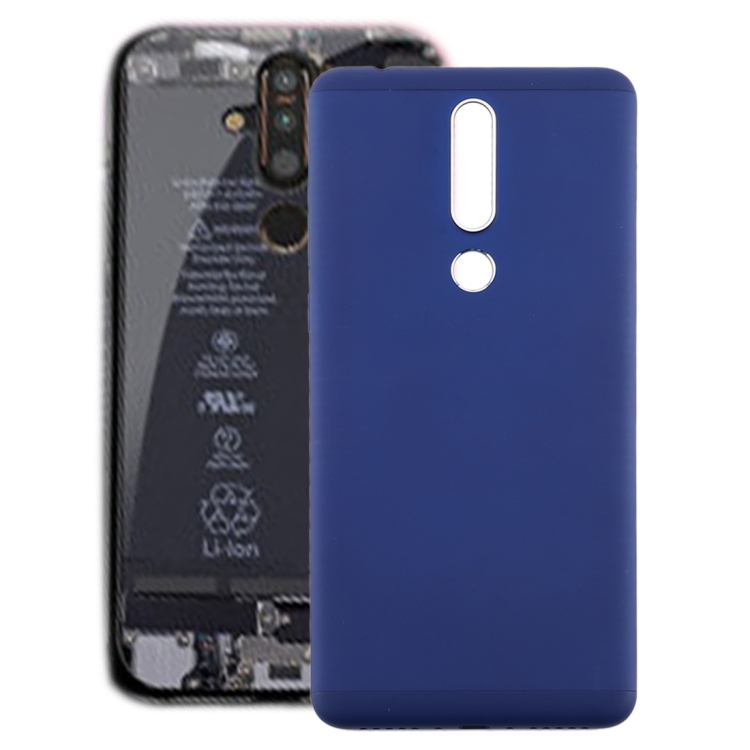 Battery Back Cover with Side Keys for Nokia Plus(Blue)
