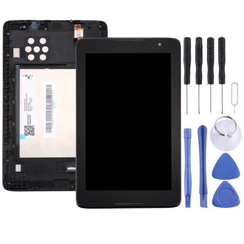 

LCD Screen and Digitizer Full Assembly with Frame for Lenovo A8-50 Tablet / A5500 (Black)