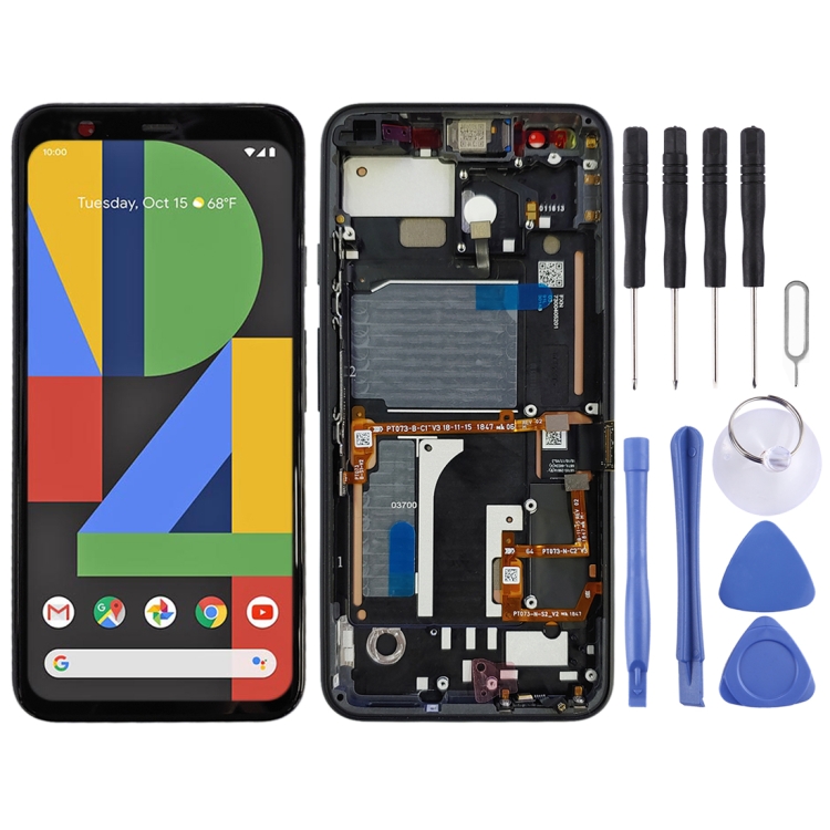 Assembly with Frame for Google Pixel 4 