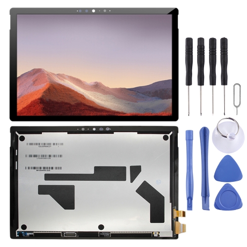 OEM LCD Screen for Microsoft surface Pro 7 1866 with Digitizer Full Assembly (Black) litchi texture horizontal flip 360 degrees rotation leather case for galaxy tab a 10 1 2019 t510 t515 with holder black
