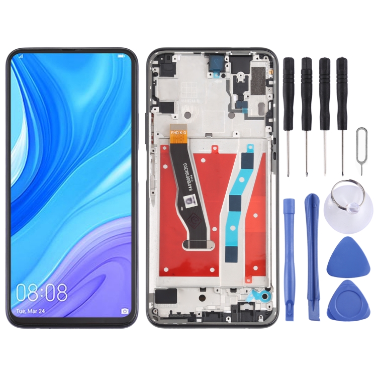 

LCD Screen and Digitizer Full Assembly with Frame for Huawei P smart Pro 2019(Purple)