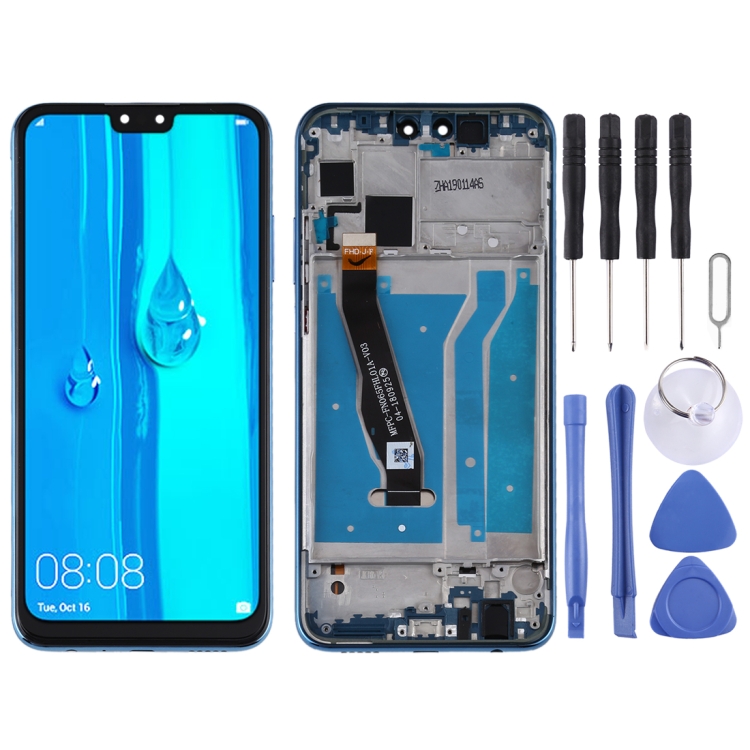

OEM LCD Screen for Huawei Y9 (2019) Digitizer Full Assembly with Frame(Blue)