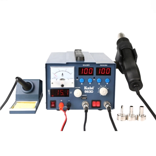 Mechanic 861DS 2-in-1 Dual Function Hot Air Gun Electric Soldering Iron  Rework Station - Martview