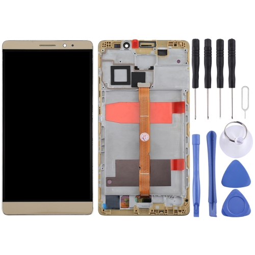 

OEM LCD Screen for Huawei Mate 8 Digitizer Full Assembly with Frame(Gold)