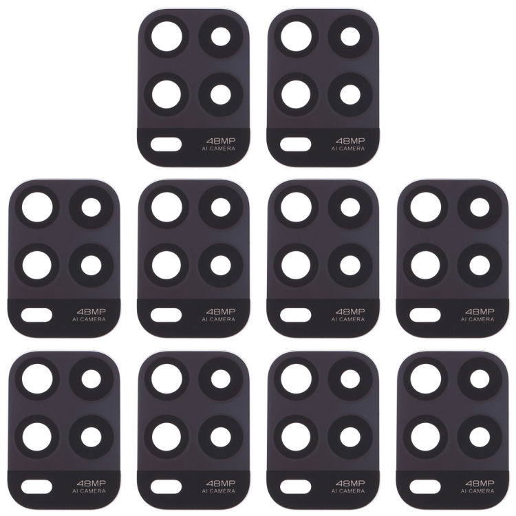 

10 PCS Back Camera Lens for Xiaomi Mi 10 Lite 5G