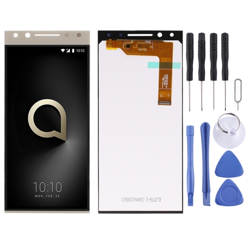 

OEM LCD Screen for Alcatel 5 / 5086 / 5086Y / 5086D / 5086A with Digitizer Full Assembly (Gold)