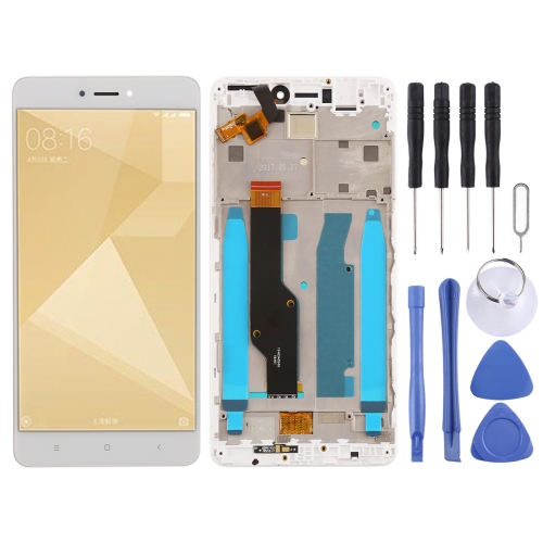 

TFT LCD Screen for Xiaomi Redmi Note 4X Digitizer Full Assembly with Frame(White)