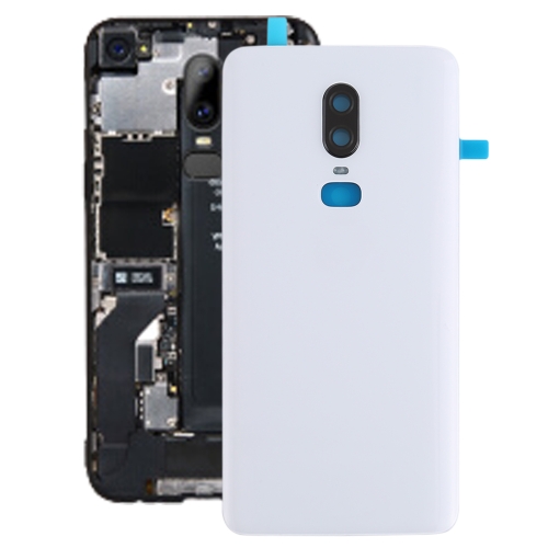 

Smooth Surface Battery Back Cover for OnePlus 6(White)