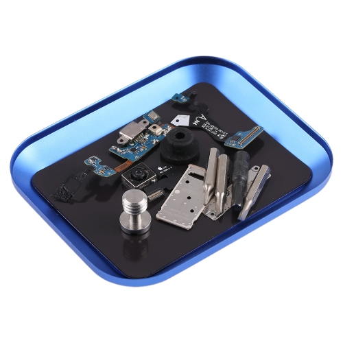 Aluminium Alloy Screw Tray Phone Repair Tool, Random Color Delivery 1 4 screwdowns card holder recessed card bricks for postcards baseball collectibles trading card display 4 screw screw down