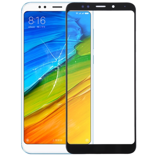 

Front Screen Outer Glass Lens for Xiaomi Redmi Note 5 / Note 5 Pro(Black)