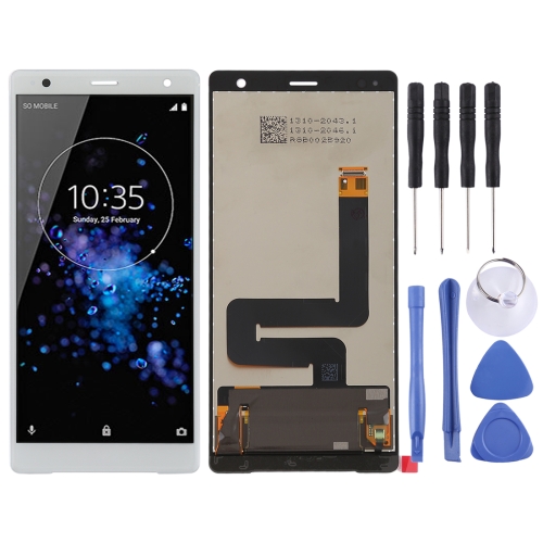 

Original LCD Screen for Sony Xperia XZ2 with Digitizer Full Assembly(White)