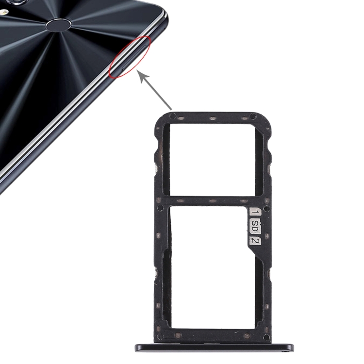 Plateau Carte SIM Nano + Micro SD Pour Asus Zenfone Max Pro M1 ZB602KL ZB601KL - Support Double SIM Et Mémoire Externe