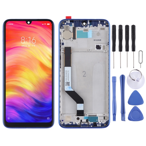 TFT LCD Screen for Xiaomi Redmi Note 7 / Redmi Note 7 Pro Digitizer Full Assembly with Frame(Blue) 4pcs corner clamps woodworking multifunction fast adjustable quick loaded board clip with 120 90 60 degrees clamp accessories