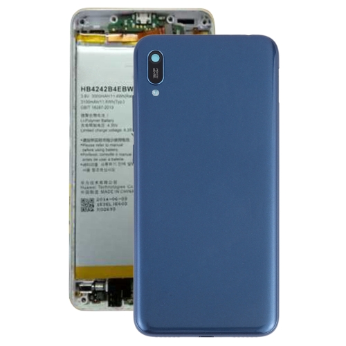 

Battery Back Cover with Camera Lens & Side Keys for Huawei Y6 (2019)(Blue)