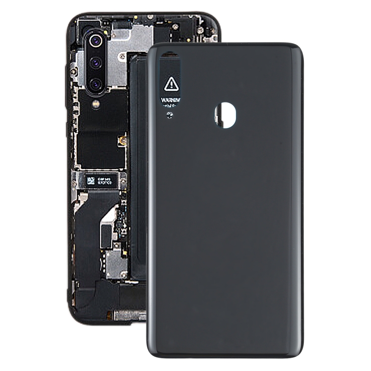 

For Samsung Galaxy A20s Battery Back Cover (Black)