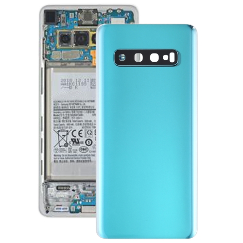 

For Galaxy S10 Battery Back Cover with Camera Lens (Green)