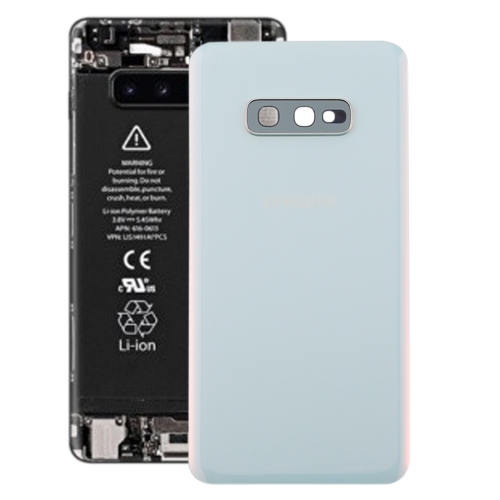 

For Galaxy S10e Battery Back Cover with Camera Lens (White)