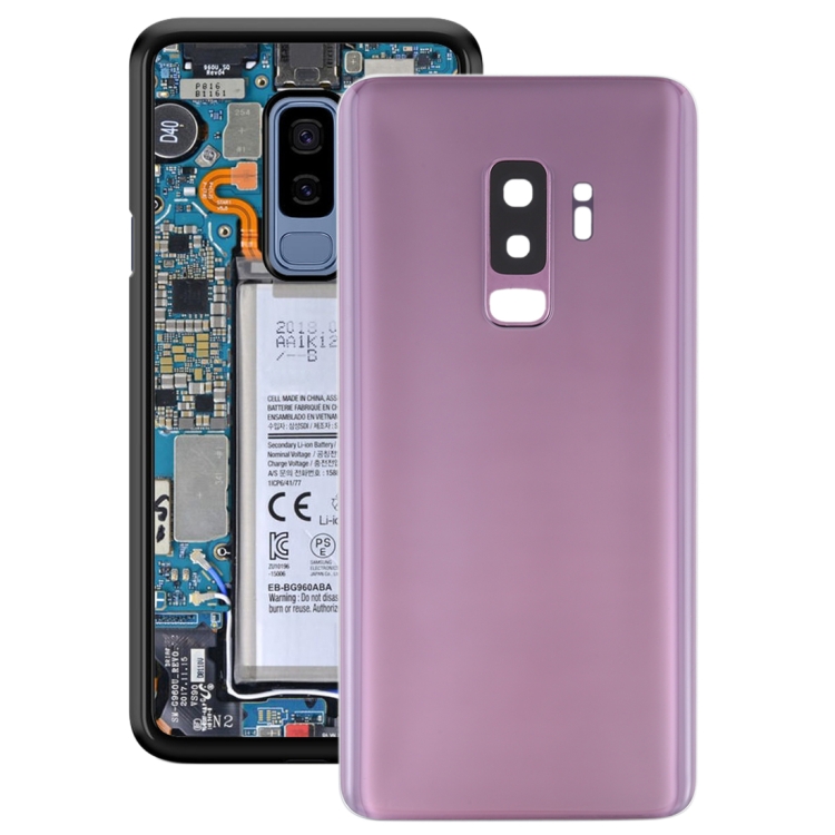 

For Galaxy S9+ Battery Back Cover with Camera Lens (Purple)
