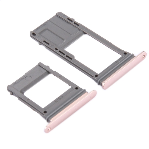 

For Galaxy A5 (2017) / A520 & A7 (2017) / A720 SIM Card Tray + Micro SD Card Tray, Single Card (Pink)