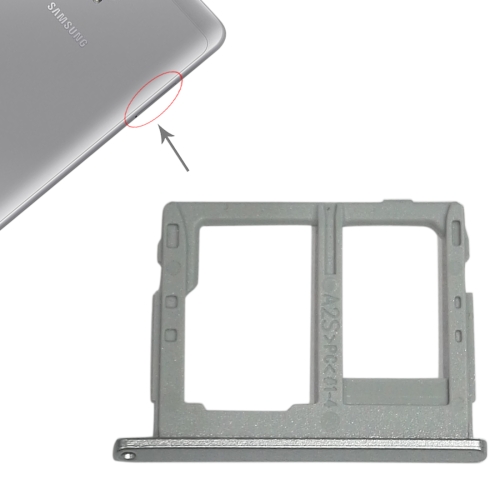 

For Galaxy Tab A 8.0 / T380 / T385 SIM Card Tray + Micro SD Card Tray (Grey)