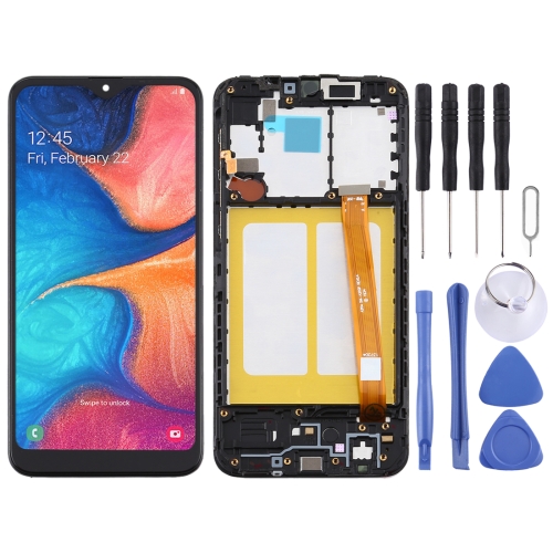 

TFT LCD Screen for Samsung Galaxy A20e Digitizer Full Assembly with Frame (Black)