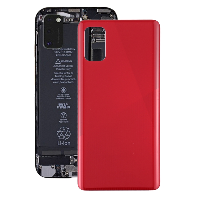 For Samsung Galaxy A41 Battery Back Cover (Red)