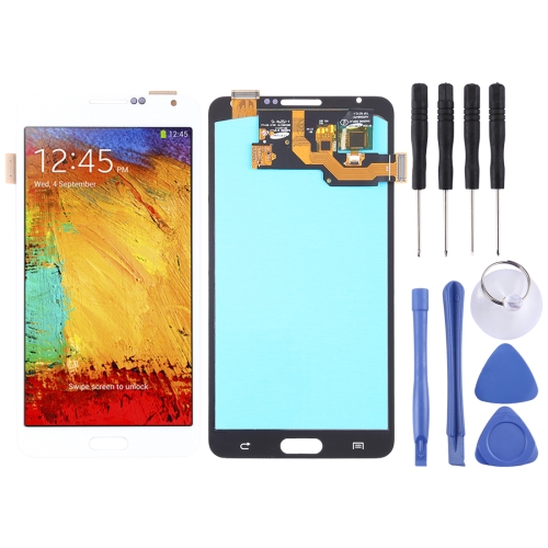 

LCD Screen and Digitizer Full Assembly (OLED Material ) for Galaxy Note 3, N9000 (3G), N9005 (3G/LTE)(White)