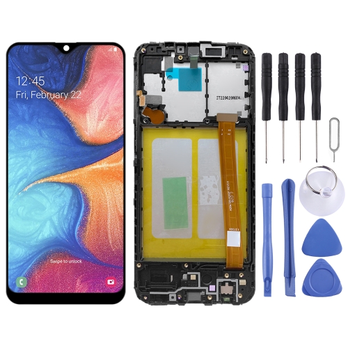 

Original LCD Screen for Samsung Galaxy A20e SM-A202 With Digitizer Full Assembly With Frame