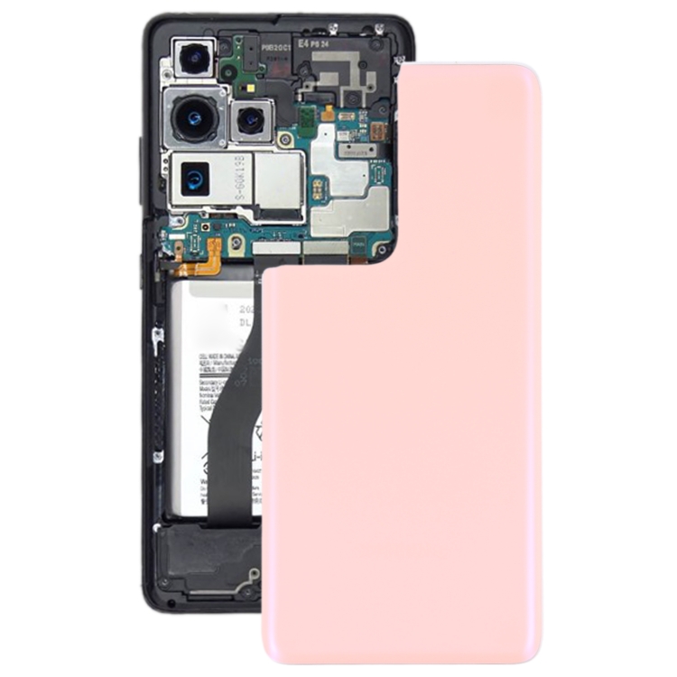 

For Samsung Galaxy S21 Ultra 5G Battery Back Cover (Pink)