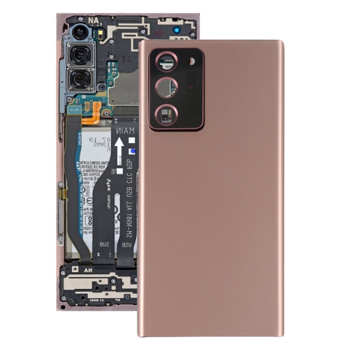 For Samsung Galaxy Note20 Ultra Battery Back Cover with Camera Lens Cover (Rose Gold) marine dual battery selector switch safety shut off disconnect switch with lock