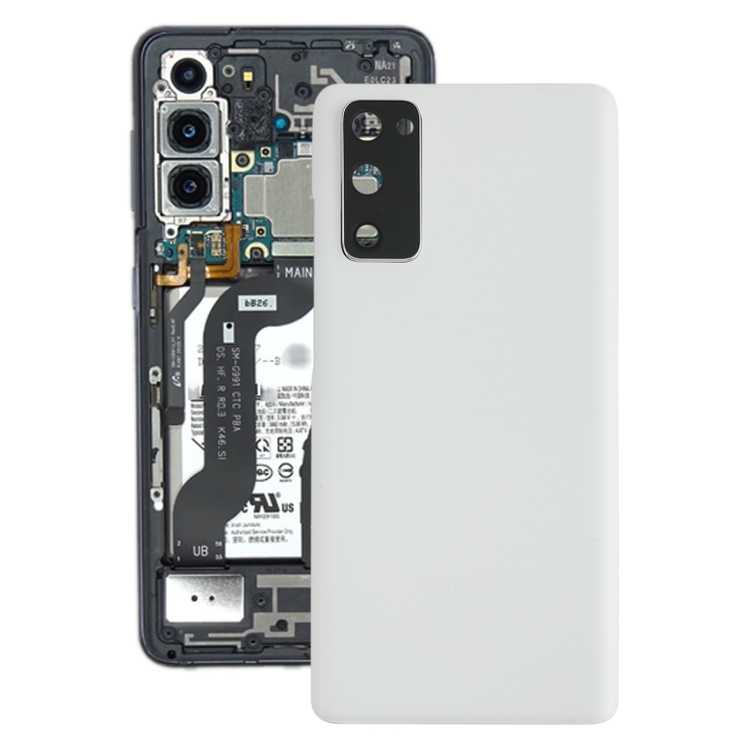 

Battery Back Cover with Camera Lens Cover for Samsung Galaxy S20 FE(Silver)