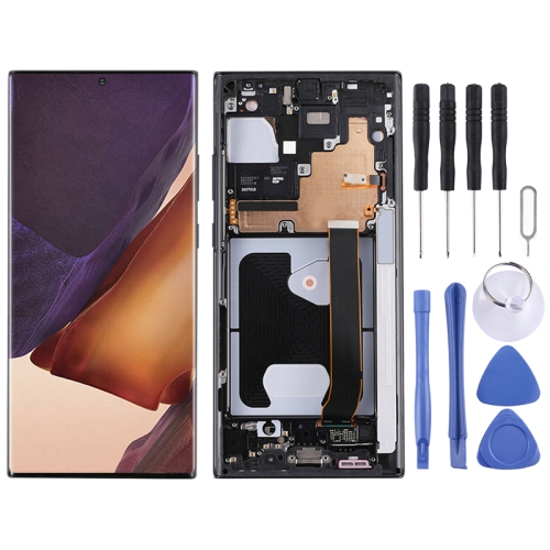 

LCD Screen and Digitizer Full Assembly With Frame for Samsung Galaxy Note20 Ultra