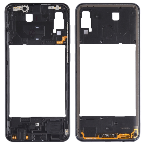 

For Galaxy A30 SM-A305F/DS Back Housing Frame (Black)