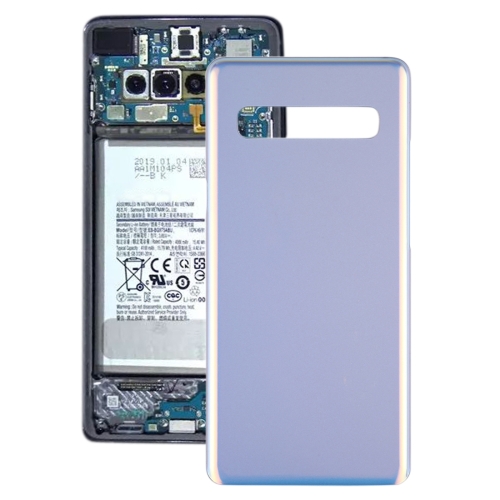 

For Galaxy S10 5G SM-G977B / SM-G977U / SM-G977N Battery Back Cover (Silver)