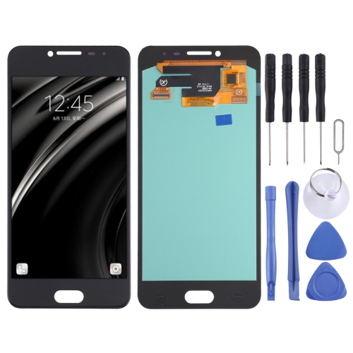 

OLED Material LCD Screen and Digitizer Full Assembly for Samsung Galaxy C5 SM-C5000(Black)