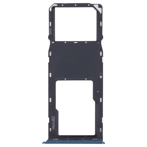 

For Samsung Galaxy A03s SM-A037U Original SIM Card Tray + Micro SD card tray (Blue)