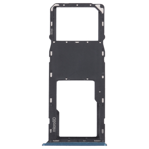 

For Samsung Galaxy A03s SM-A037U Original SIM Card Tray + Micro SD card tray (Blue)