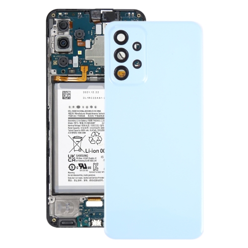 

For Samsung Galaxy A23 5G SM-A236A Original Battery Back Cover with Camera Lens Cover(Blue)