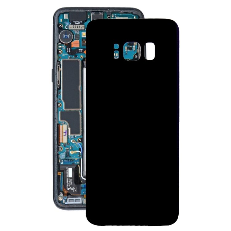 

For Galaxy S8 Original Battery Back Cover (Midnight Black)