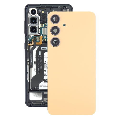 

For Samsung Galaxy S24+ SM-S926B OEM Battery Back Cover with Camera Lens Cover(Yellow)