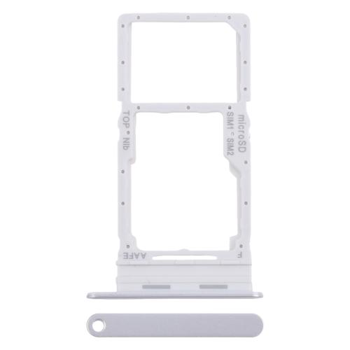 

For Samsung Galaxy A16 SM-A165F Original SIM Card Tray + SIM / Micro SD Card Tray (Silver)