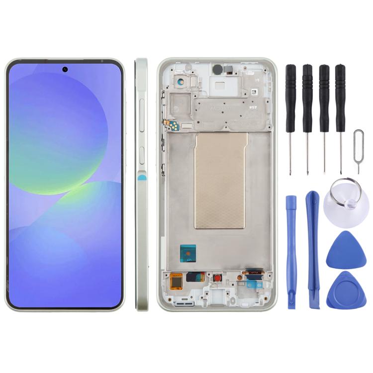 For Samsung Galaxy A36 SM-A366B 6.67 inch OLED LCD Screen Digitizer Full Assembly with Frame (Green)