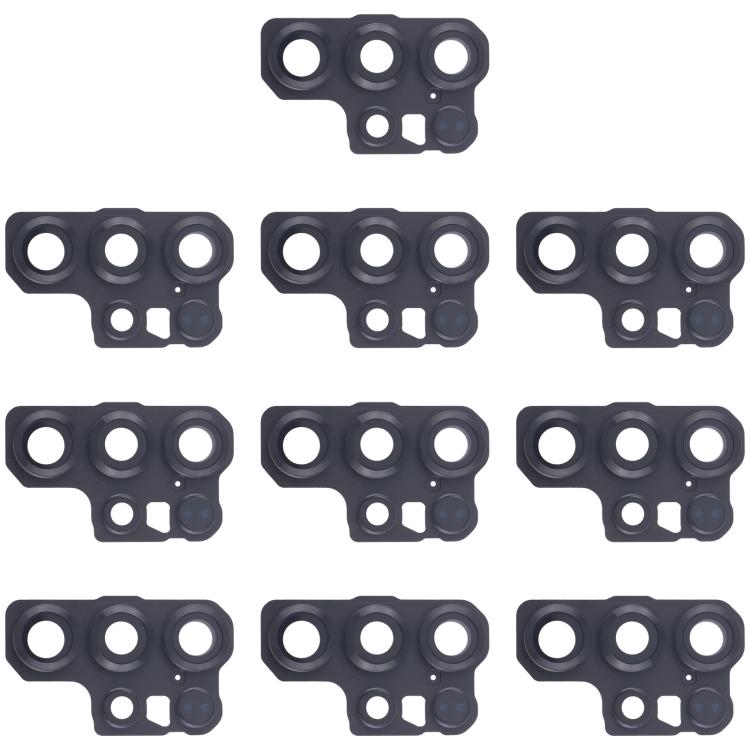 

For Samsung Galaxy S25 Ultra SM-S938B 10pcs Rear Camera Lens Cover (Black)