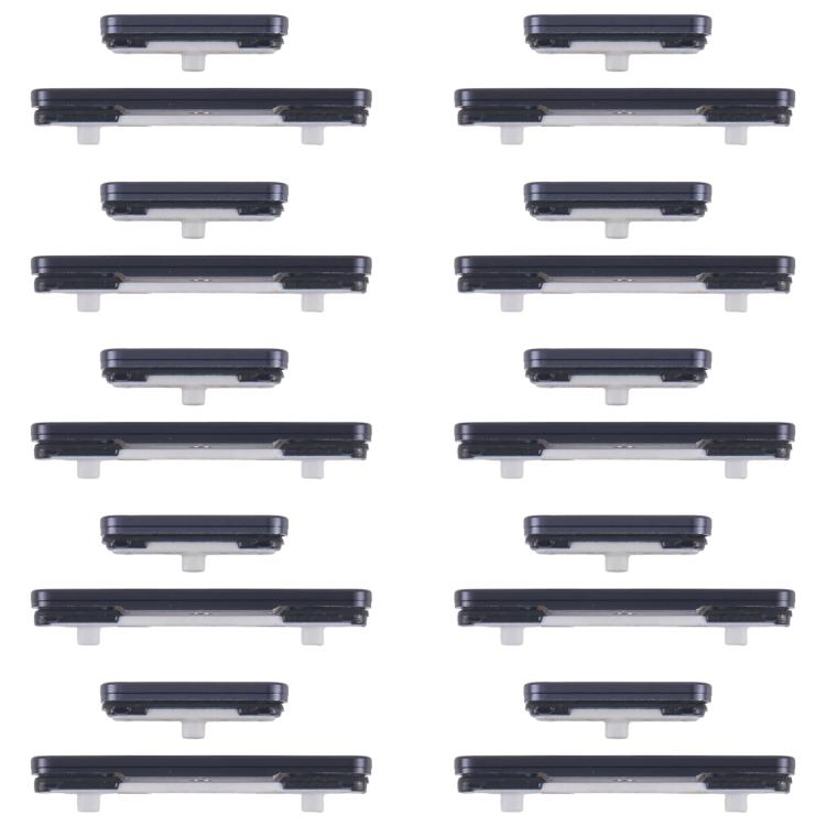 

For Samsung Galaxy S25 Ultra SM-S938B 10pcs Power Button and Volume Control Button (Black)