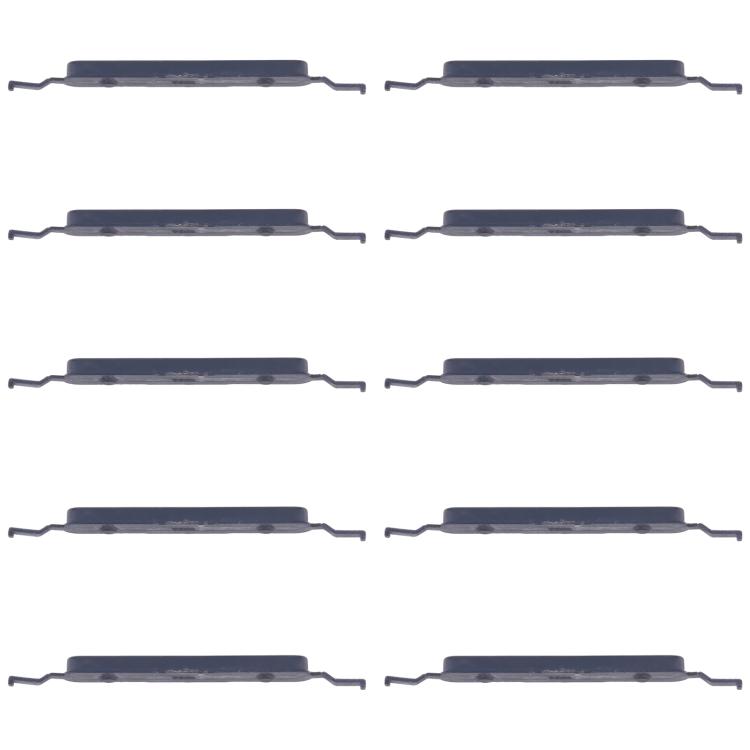 

For Samsung Galaxy A06 SM-A065F 10pcs Volume Control Button(Black)