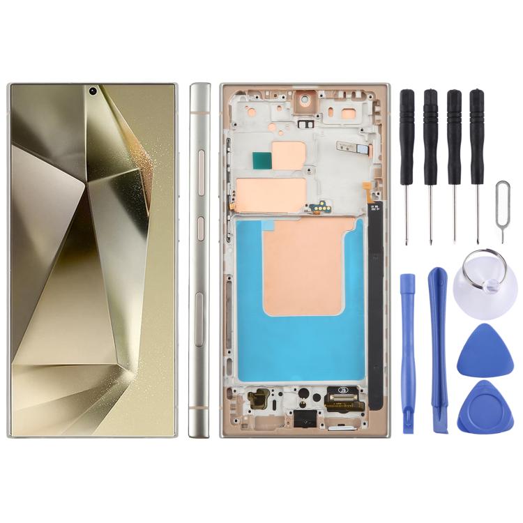 

For Samsung Galaxy S24 Ultra SM-S928B 6.72 inch TFT LCD Screen Digitizer Full Assembly with Frame, Not Supporting Fingerprint Identification (Purple)