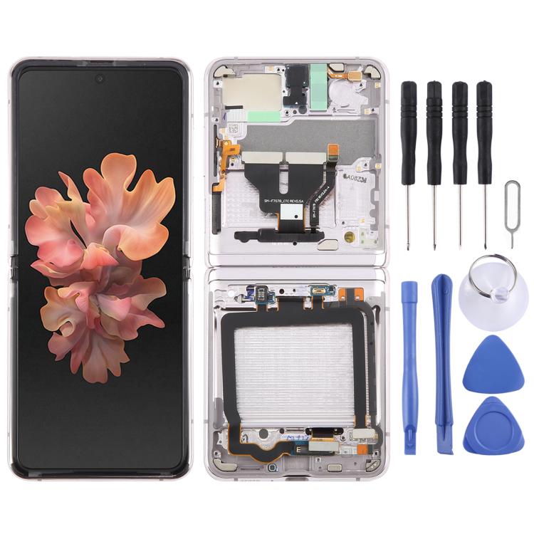 

For Samsung Galaxy Z Flip 5G SM-F707 LCD Screen Digitizer Full Assembly with Frame (Gold)