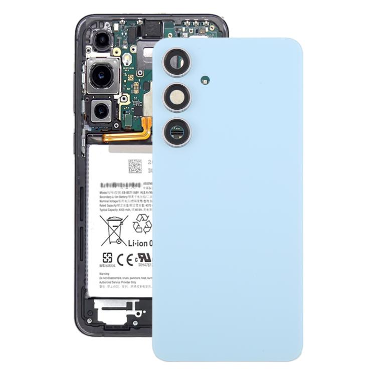 

For Samsung Galaxy S24 FE SM-S721B OEM Back Cover with Camera Lens Cover(Blue)