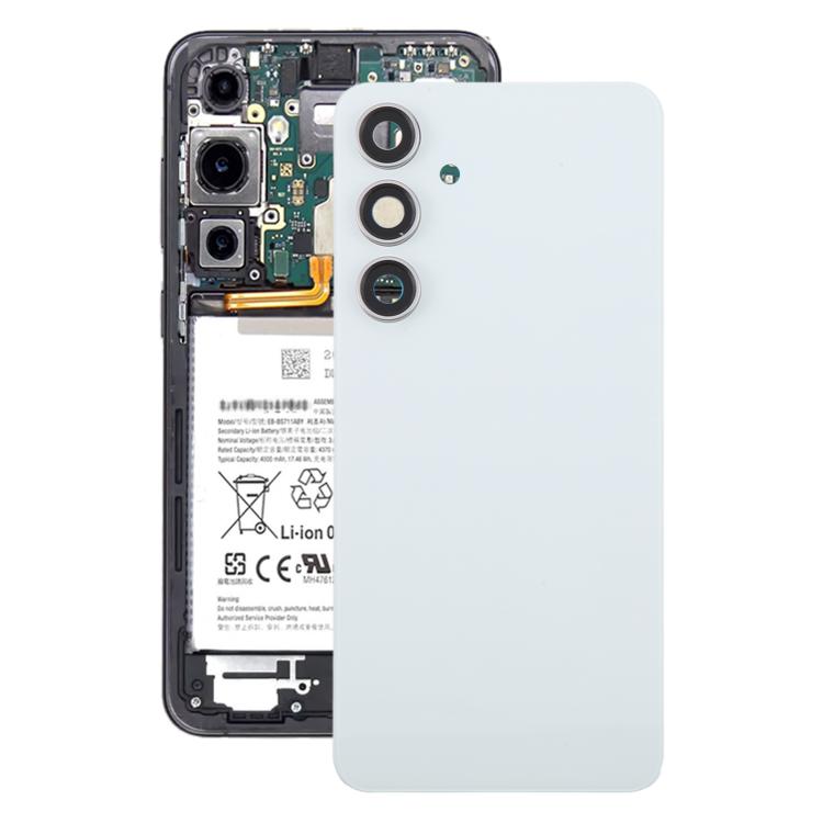 

For Samsung Galaxy S24 FE SM-S721B OEM Back Cover with Camera Lens Cover(White)