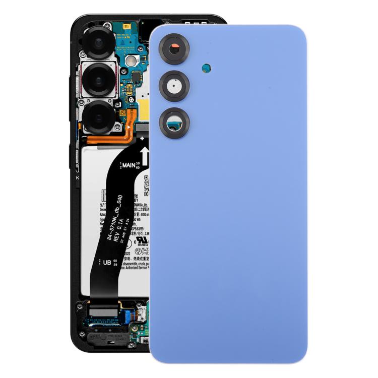 

For Samsung Galaxy S25+ SM-S936B OEM Back Cover with Camera Lens Cover(Blue)